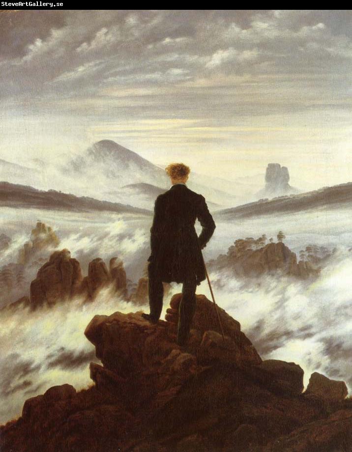 Caspar David Friedrich The walker above the mists